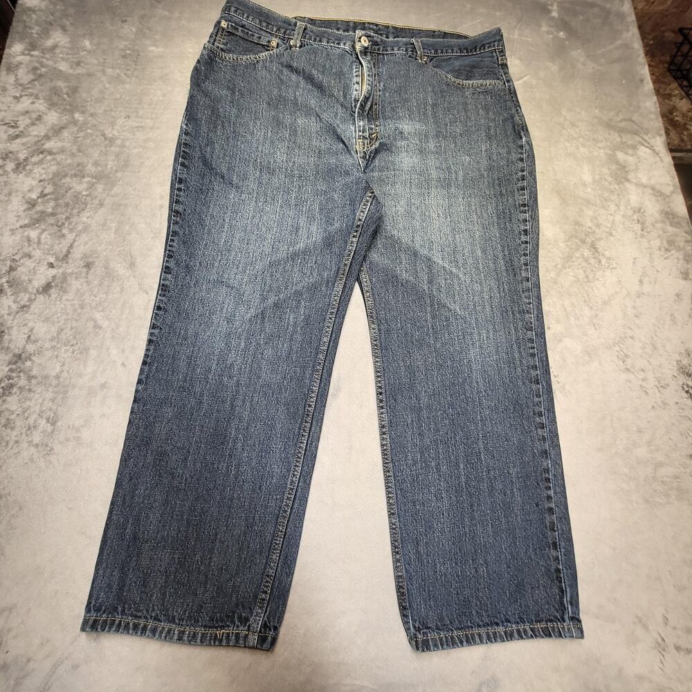 Levi's 559 Jeans Mens 42x27 Blue Medium Wash Straight Relaxed Denim Pockets